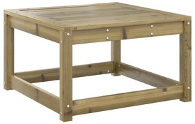 Set Salotto da Giardino 7 pz in Legno Impregnato di Pino