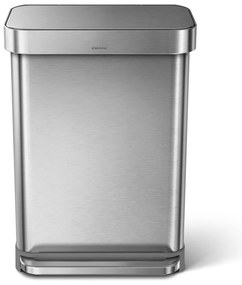 Cestino in acciaio a pedale 55 l - simplehuman