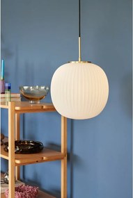 Lampada a sospensione bianca con paralume in vetro ø 32 cm Serene - Hübsch