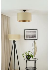 Brilagi - Lampadario OREGON ROLLER VEGE 1xE27/15W/230V Ø45 cm beige