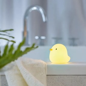 MegaLight - LED RGB Ricaricabile per bambini touch lampada per vasca da bagno SWIMMY DUCK LED/5V