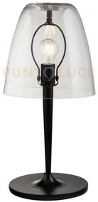 Lume ares trasparente 1 luce attacco e27 28x56cm  in vetro soffiato