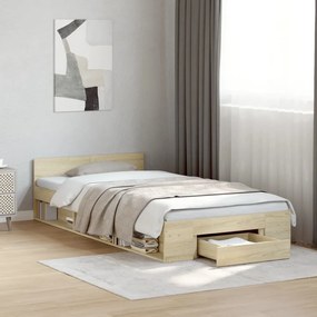 Giroletto cassetto rovere sonoma 75x190 cm legno multistrato