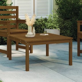 Tavolo da giardino miele 82,5x82,5x45 cm legno massello di pino