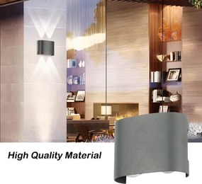 Brilagi - Applique da esterno a LED FLAREBOX LED/4W/230V antracite IP65
