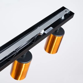 Sollux SL.1376 - Faretto WINX 3xGU10/10W/230V nero/rame