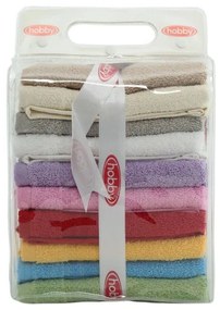 Set di 10 asciugamani, 30 x 50 cm Rainbow - Foutastic