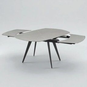 Tavolo Almor 130-190x80 allungabile piano marmo Grigio