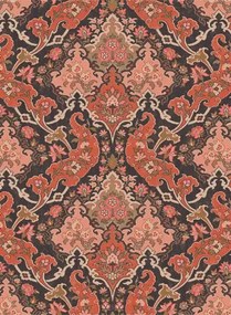 Cole & Son Carta da parati Pushkin - Red & Coral