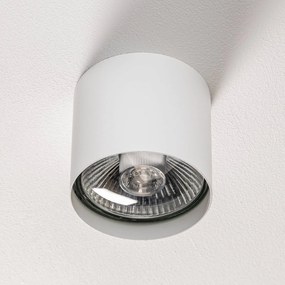 Nowodvorski Lighting Faretto da soffitto In S a forma di cilindro, bianco