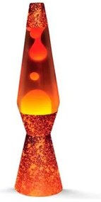 Lampada Lava iTotal Rosso Arancio Cristallo Plastica 40 cm