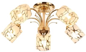 Brilagi - Lampadario a plafone MEGAPOLIS 5xE14/60W/230V oro