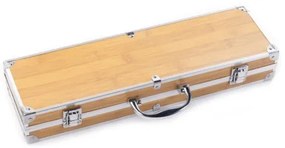 Fieldmann - Utensili per grigliare in acciaio inox con custodia 3 pz