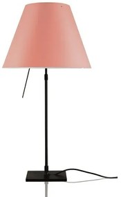 Luceplan - Costanza Lampada da Tavolo con Dimmer Nero/Edgy Pink Luceplan