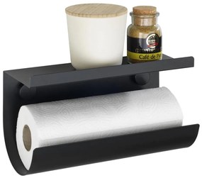 WENKO 71144800 - Portarotolo JET 30x15 cm nero