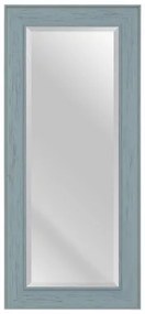 Specchio da parete 56 x 2 x 126 cm Azzurro Legno