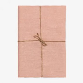 Tovaglia in lino Durbui Rosa Quarzo & ↔︎ 240 cm - Sklum