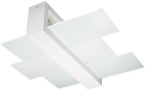Plafoniera da Soffitto in Legno e Vetro 2xE27 FENIKS 2 da Interno