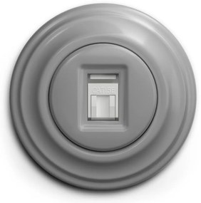 Kliklap - Presa dati retrò con cornice grigia