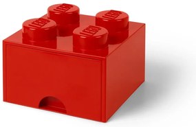Scatola portaoggetti rossa con cassetto - LEGO®