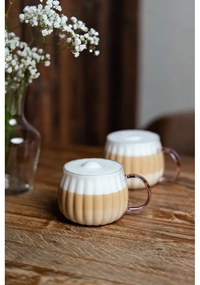 Tazze in set per cappuccino 2 pz 350 ml Tulip – Vialli Design