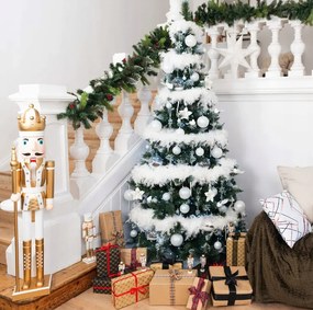 Albero di Natale con sorbo in argento 180 cm