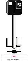 5pz chiave a doppia mappa 5ya10p (g. vat 1) yale vit47673