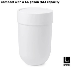 Contenitore per rifiuti in plastica da 6 l Touch - Umbra