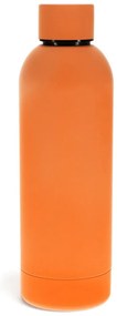 Bottiglia bottiglia da viaggio arancione in acciaio inox 500 ml – Rex London