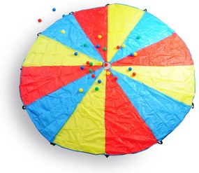 Paracadute ludico con palline