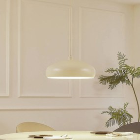 Lampada a sospensione Elover Lindby, dimmerabile, Crema / Ambra, Soggiorno / Sala da pranzo, Metallo, Moderno, Lampada a sospensione