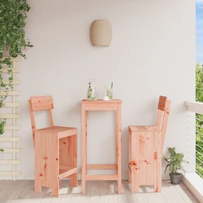 Sgabelli Da Bar 2 Pz 40x48,5x115,5 Cm Legno Massello Di Douglas /