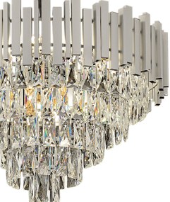 Lampada Cristal G051-CP 50CM Chrome