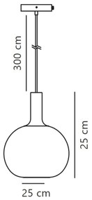 Nordlux - Lampadario a sospensione con filo ALTON 1xE27/60W/230V nero