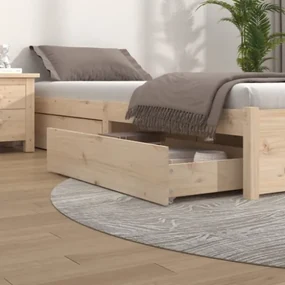 Set di 2 cassetti contenitori legno naturale RUMILLY 