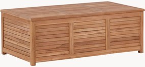Panca da giardino con contenitore in legno di teak Trento