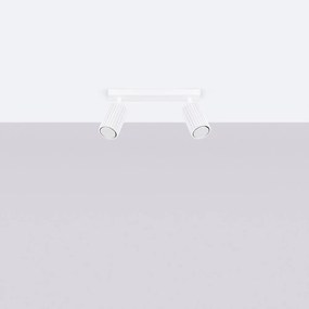 Faretto bianco 6,5x30 cm Gleam – Sollux