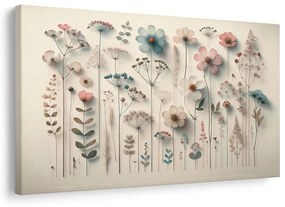 Quadro su tela – Fiori di campo secchi