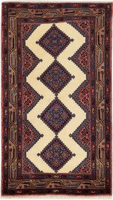 Hamedan Tappeto 80 x 140 (Iran) Annodato A Mano