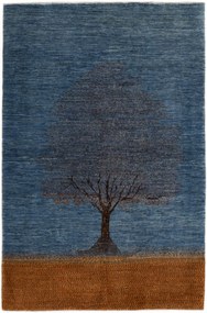 Loribaft Tappeto persiano 120 x 180 Blu (Iran) Annodato A Mano