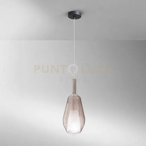 Vetro pirex marrone con cavo e connettore 16x38cm base d attacco ac...