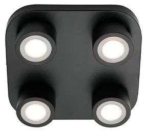 Clyde 4-Spot Plafoniera Black - Nordlux