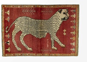 Gabbeh Tappeto persiano 190x130 Rosso (Iran) Annodato A Mano