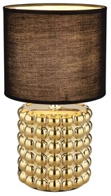 Globo 21626 - Lampada da tavolo VALENTINO 1xE14/40W/230V nero/oro