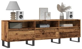 Mobile Porta Tv Legno Antico 150x30x44,5 Cm Legno Multistrato /