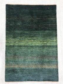 Loribaft Tappeto 80 x 120 Verde (Iran) Annodato A Mano