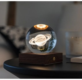 Decorazione luminosa marrone scuro con ricarica USB Amber – Gingko