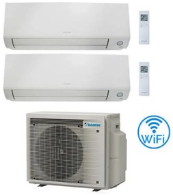 Daikin - Climatizzatore garanzia italia Perfera All Seasons Wifi Dual Split Inverter 9000 + 9000 btu con u.e. 2MXM50A9 Classe a+++/a++ novita' 2024