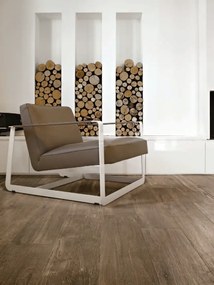 Rex Selection oak pavimento 22,5x90 sp. 10 mm effetto parquet in gres fine porcellanato legno di rovere brown oak