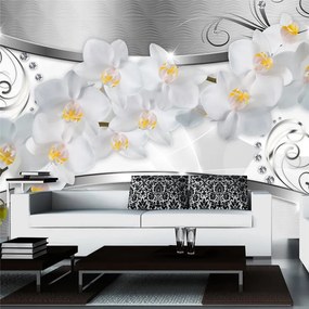 Fotomurale  Flower bridge  Colore Argento, Dimensioni e Misure 150x105